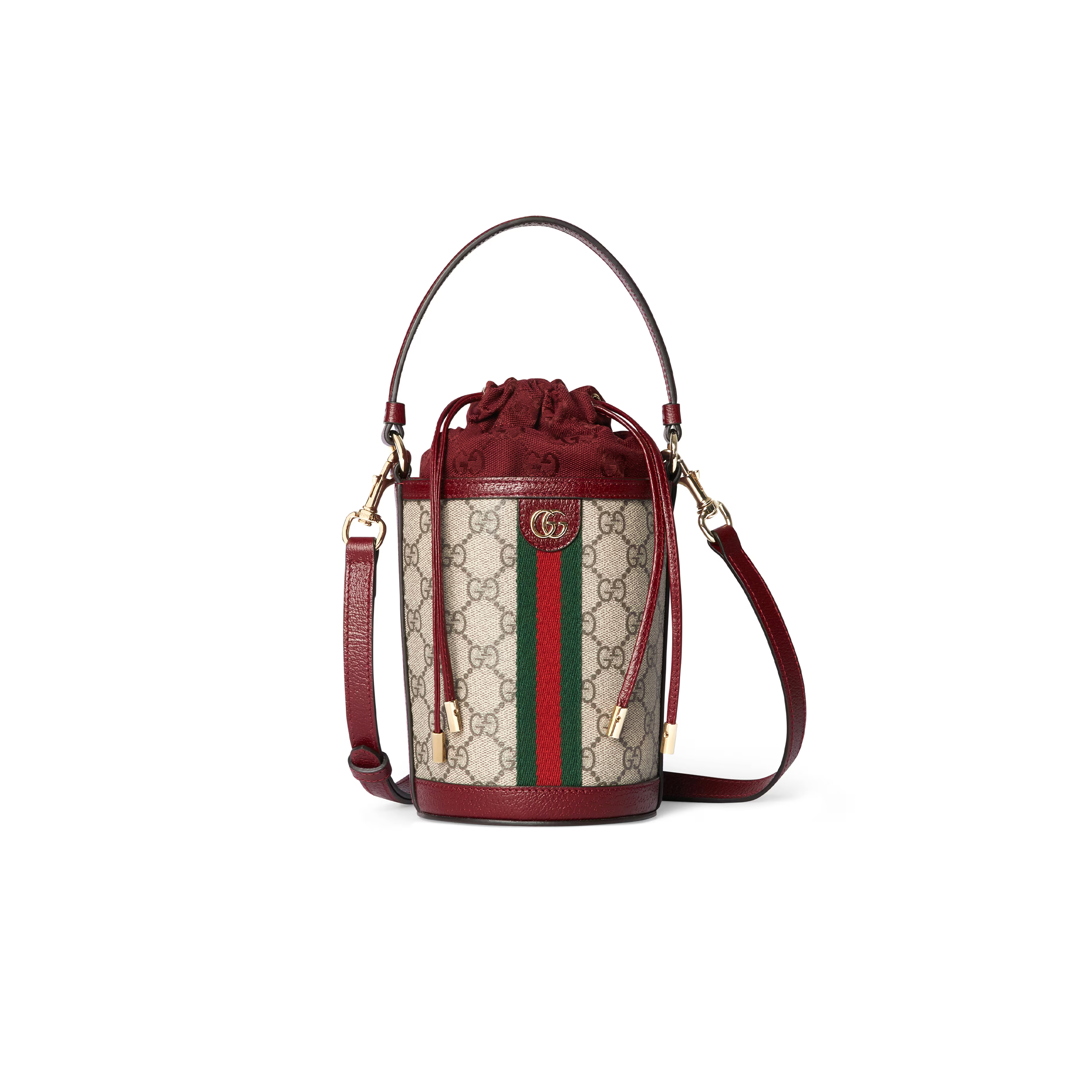 GUCCI OPHIDIA MINI BUCKET BAG ‎838462 (11.5*23*8cm)